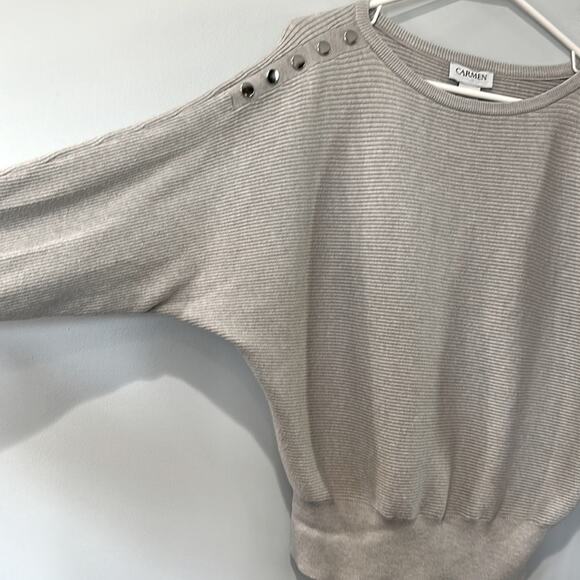 Carmen Marc Valvo Sweater Women's size Large - Picture 4 of 5